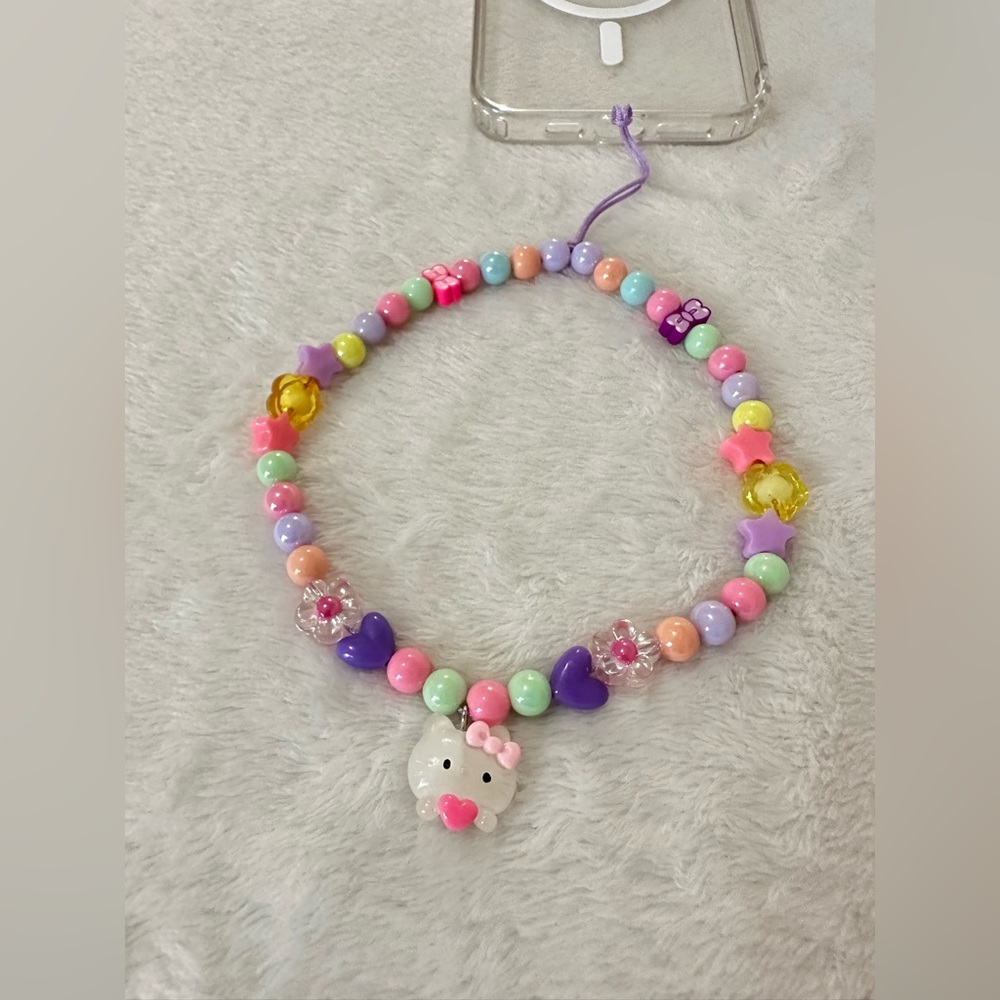 Kawaii Hello Kitty phone charm  / strap